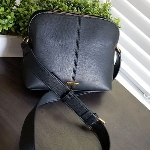 Black Leather Crossbody